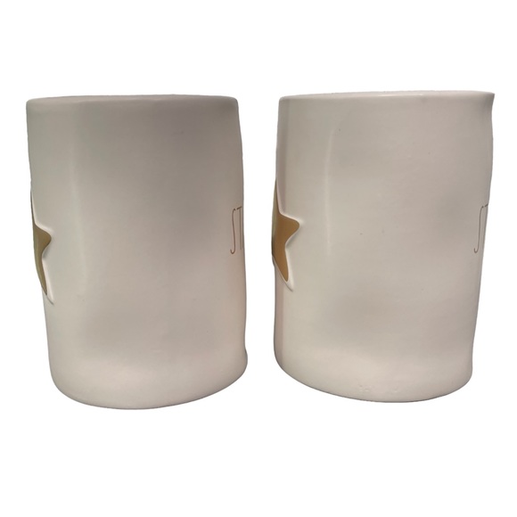 Rae Dunn Candles Scented 2 Stargazer Midnight Orchid gold star ceramic jar - Picture 4 of 9